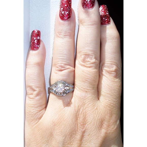 STAINLESS STEEL Cubic Zirconia Ring - Picture 3 of 14